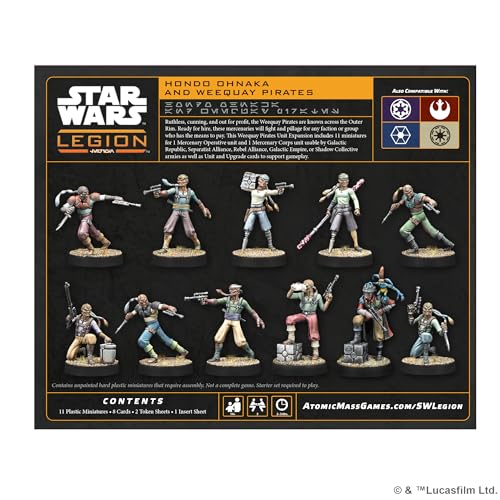 Star Wars: Legion Hondo Ohnaka & Weequay Pirates miniatura 2