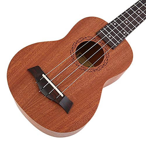 XJJZS Guitare ukulélé électrique 21 pouces Soprano acoustique 4 cordes artisanat bois blanc guitariste acajou - Les Beatles, Paul McCartney, John Lennon, RIngo Starr, George Harrison XJJZS Guitare ukulélé électrique 21 pouces Soprano acoustique 4 cordes artisanat bois blanc guitariste acajou – Image 7