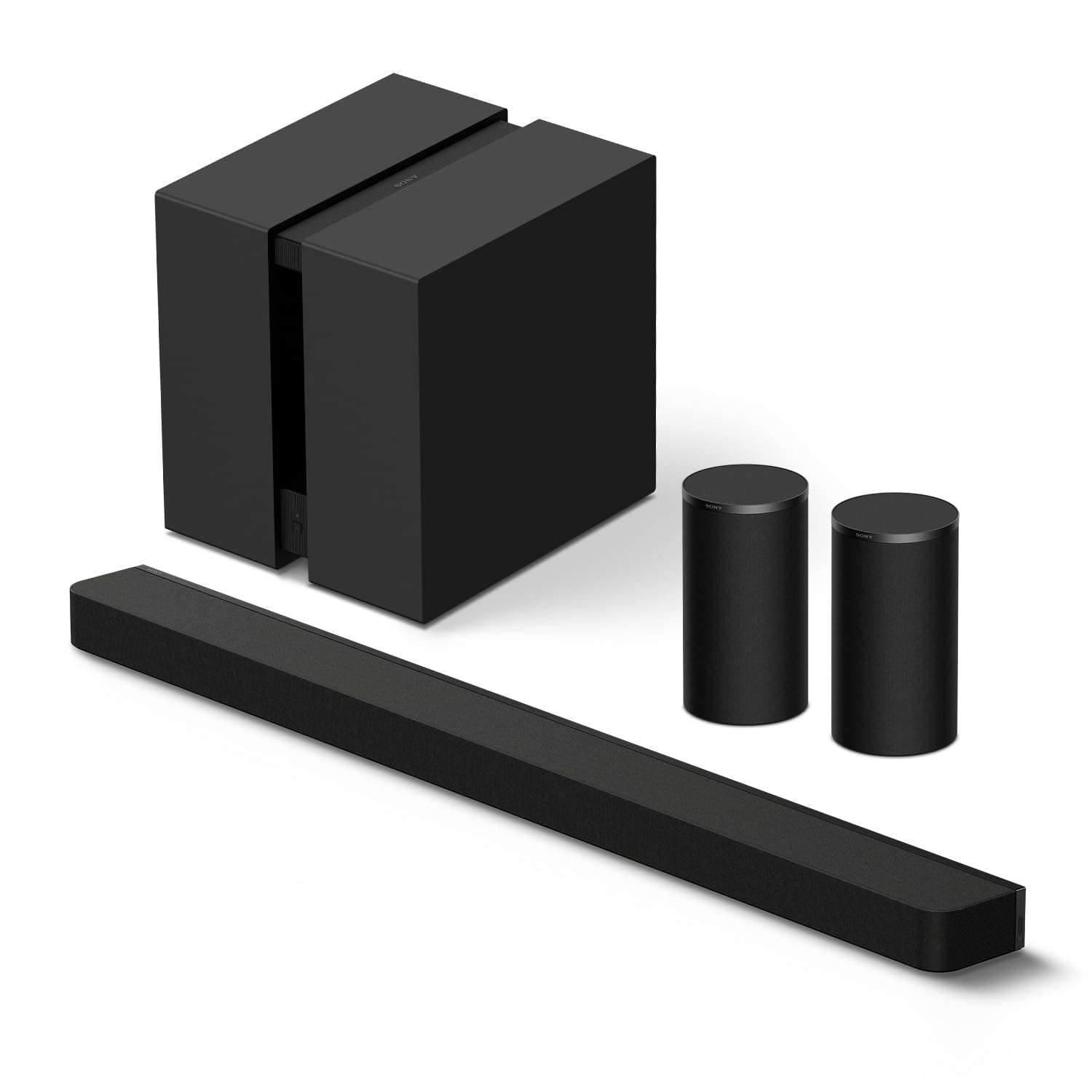 Sony BRAVIA Theater Bar 9 Sound Bar (HT-A9000) with Sub 9 Premium Wireless Subwoofer (SA-SW9) and Rear 9 Wireless Rear Speakers (SA-RS9) Bundle