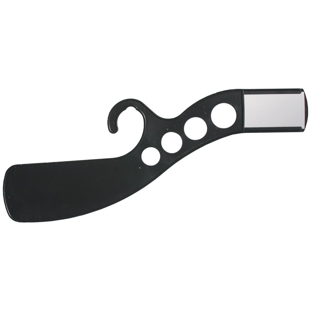 NAHANCO BRDCB Large Stockroom Rail Dividers with Curvy Body, Black (Pack of 25), 19