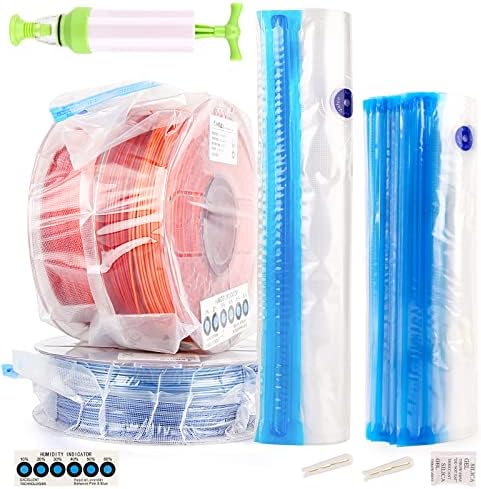 AMOLEN 3D Printer Filament, PLA Filament 1.75mm Dual Color Filament, Silk Blue Green 3D Printing Filament 1KG/2.2lb