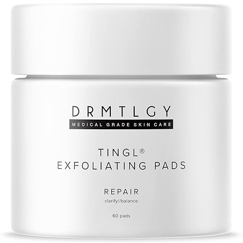 tingl Almohadillas exfoliantes faciales y corporales tratamiento antienvejecimiento del acné con ácido glicólico ácido láctico y ácido salicílico