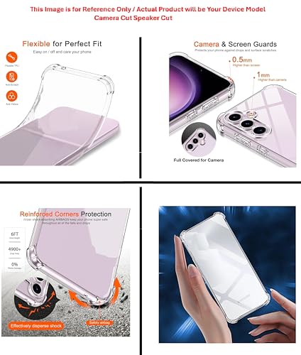 Image of Compatible for [ Realme GT 7T ] Bumper Back Case Cover for [ Realme GT 7T ] - Transparent