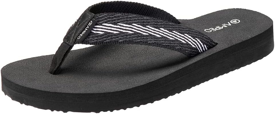 Ampeo Women's Arch Support Flip Flops Comfortable Casual Summer Beach Thong Sandals