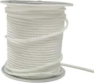JFGIkLFD de Motor de 3,5mm, 4M/5M, Compatible con cortacésped, línea de Arranque de Cuerda, Color Blanco(3.5mm 4m)