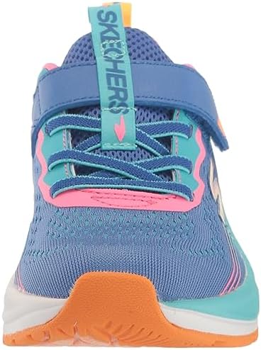 Skechers Kids Girls Skechers Elite Sport-3 2 Go Sneaker, Blue/Multi, 11 Little Kid | Image 1