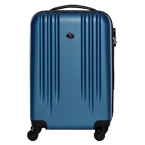 FERGÉ Handbagage Koffer Marseille premium harde spinner premium bagage-koffer blauw - Image 3