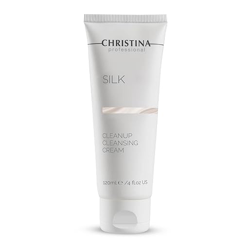 Christina Silk CleanUp - Crema limpiadora para rostro, textura de gel sin aceite, alivia la irritación, efecto hidratante, adecuada para pieles