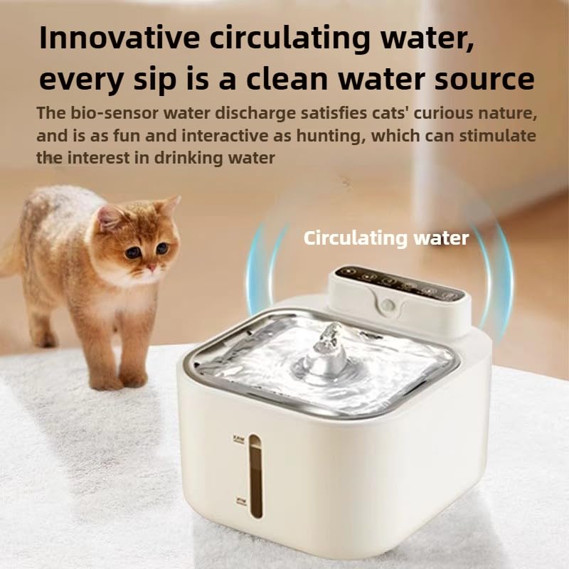 Fuente automática para agua de gato de 2L con filtro miniatura 5