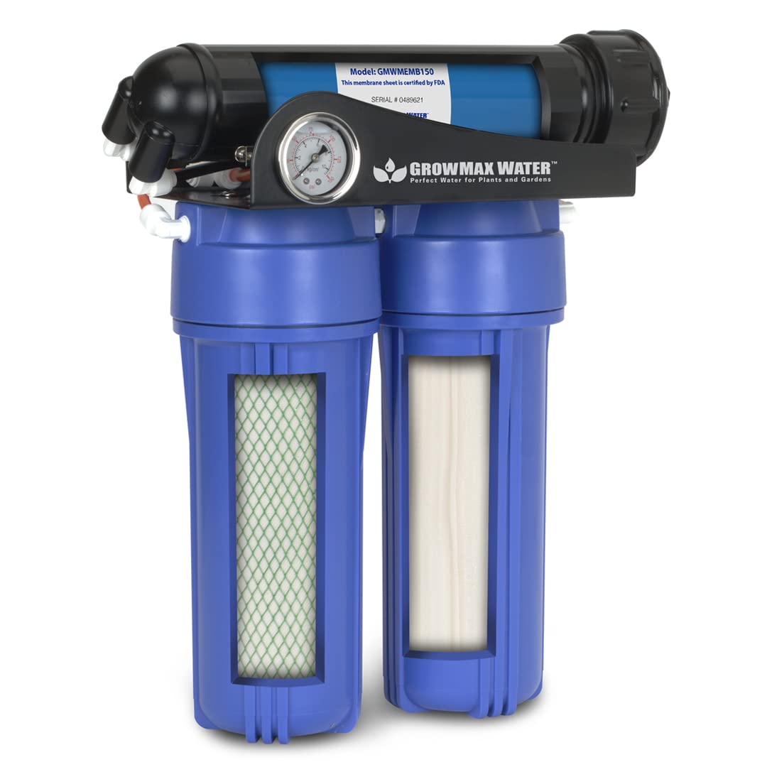 Power Grow 500. Sistema de Osmosis Inversa de 5 etapas para uso en hidroponía y jardinería. Produce hasta 500 L/d - ¡Sin esperas, produce hasta 20 L/h!