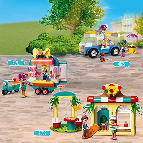 Friends Boutique di Moda Mobile, con Motorino Elettrico, Parrucchiere e Accessori per Mini Bamboline, Giochi per Bambini dai 6 Anni 41719 - Lego - Immagine 4