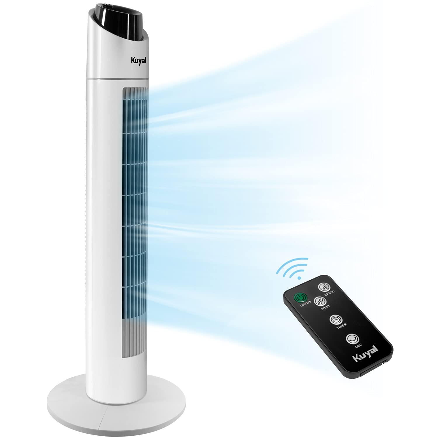 Buy Kuyal Tower fan 36 Inch, Floor Fan With Remote Control