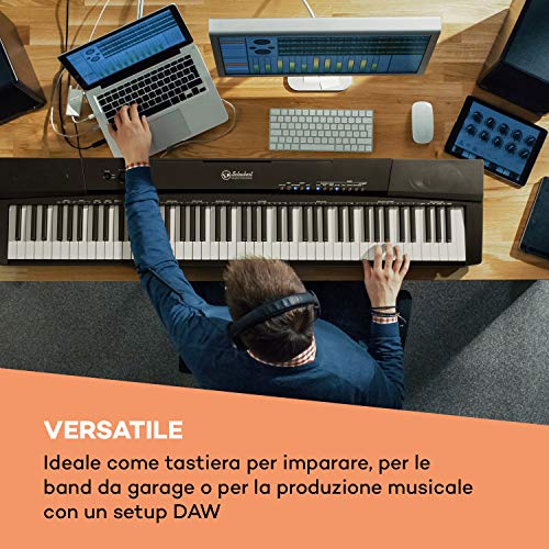 Schubert Preludio Keyboard – Clavier avec 88 touches, Pédale de sustain, 140 sons, 16 morceaux de démonstration, Port… - Les Beatles, Paul McCartney, John Lennon, RIngo Starr, George Harrison Schubert Preludio Keyboard - Clavier avec 88 touches, Pédale de sustain, 140 sons, 16 morceaux de démonstration, Port… – Image 7