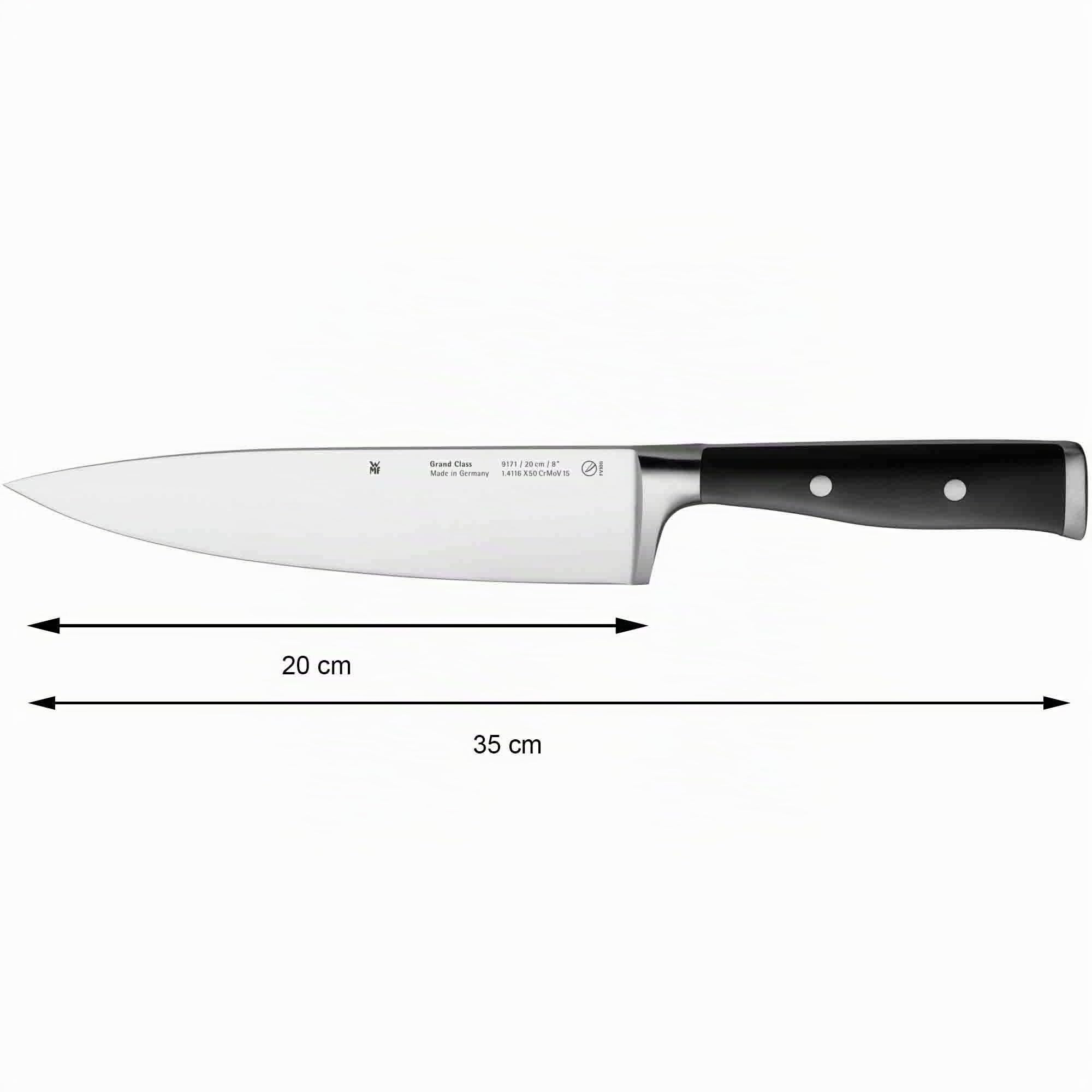 WMF 1891849992 Grand Class Performance Cut - Juego de Cuchillos de Cocina con Bloque Organizador (5 Piezas)
