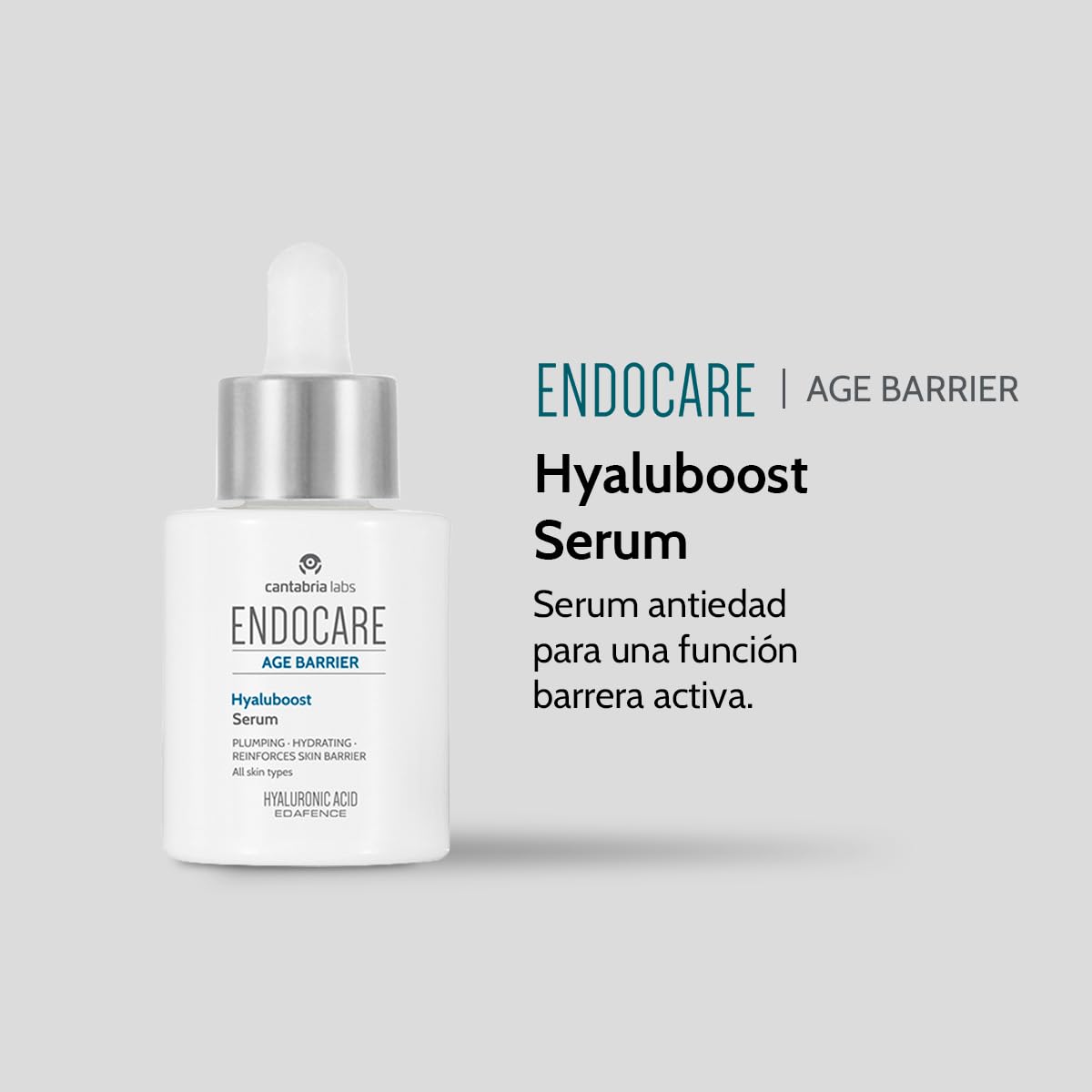 Cantabria Labs - Endocare Age Barrier Hyaluboost Serum - 30 ml - Sérum Antiedad que Mejora la Hidratación y Resistencia de la Piel - Activa y Repara la Función Barrera