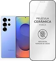 Película Cerâmica Fosca para Samsung Galaxy S22 / S23 / S24 / S25 Plus Ultra, Proteção Total, Anti-riscos, Não Deixa Marca de Dedo