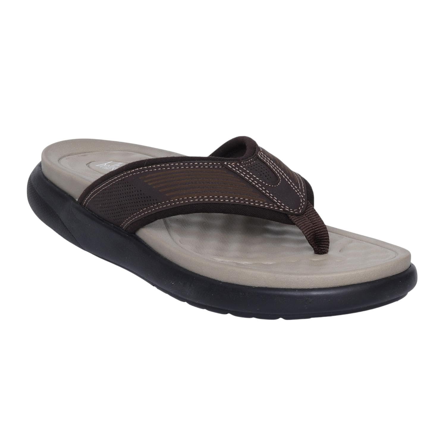 bellissimo Mens Brown Active Thong Sandal-picture-45