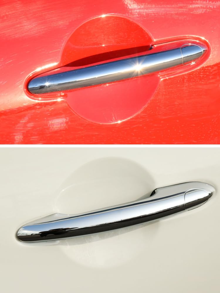 Amazon.co.jp: ミニクーパー車外ドアハンドルカバー キャップ