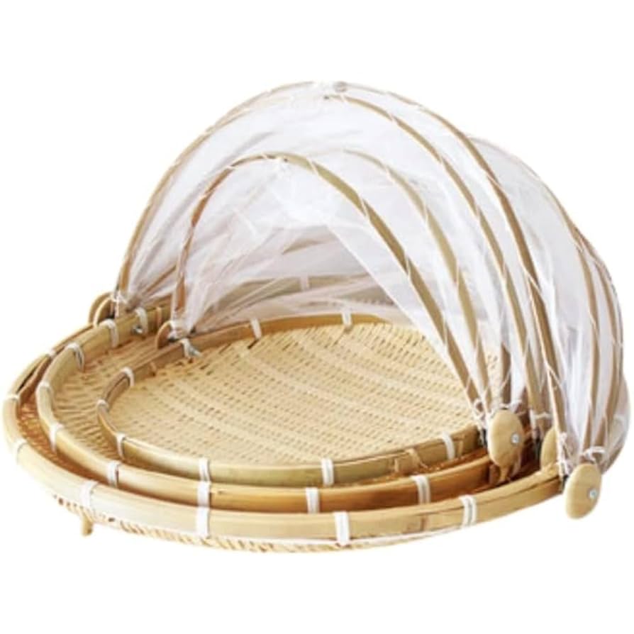 Amazon.co.jp: 梅干しざる 天日干しざる サンネットざる 竹ざる