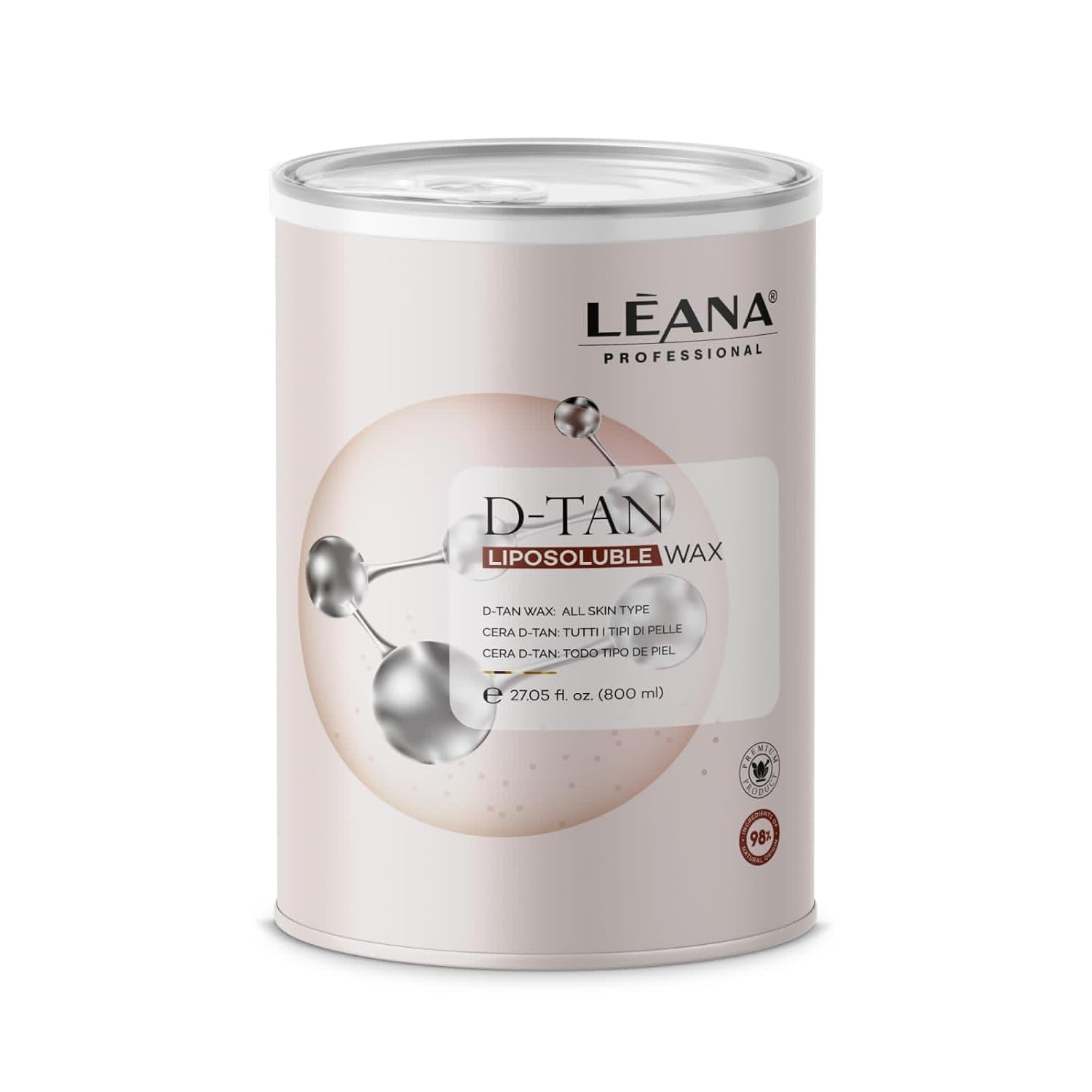 Le'ana Professional Liposoluble D-TanWax for All Skin (800 Ml)-image-49