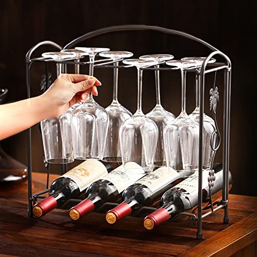Soporte para botellas de vino TPARIS para 4 botellas miniatura 2