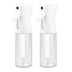 VigorPath Continuous Spray Bottle for Hair - Fine Mist Mister for Hairstyling, Cleaning, Plants, Pets, Barbers, Salons, and Essential Oil Applications (150ml/5 oz) Clear 2 Pack