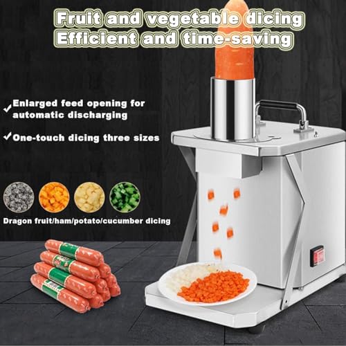 Cortadora eléctrica de vegetales y frutas de acero inoxidable miniatura 4