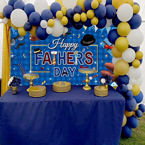 Fondo Fotográfico Día del Padre Azul 7x5ft miniatura 4