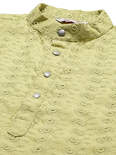 Image of Jompers Men's Embroidered Straight Kurta Pyjama Set.