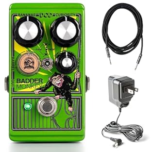The original Bad Monkey circuit plus two new circuits: “Behaved” and “Badder”. “Barrel” control allows you to blend any two of the three overdrive paths Mode toggle switch Reversible StagePlate with rubber skid pad or hook side pad Includes power sup...