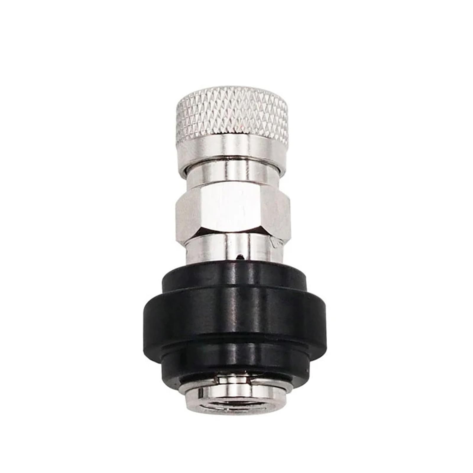 Elnwnnkc 1/8" NPT Slide Check Valves with 8mm Quick Disconnect, Stainless Steel (304), for Air Compressor, Water Air Tool Part