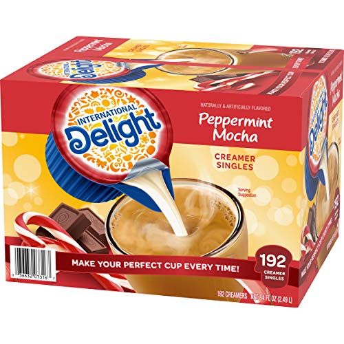 Image of International Delight Coffee Creamer, Serving Size Pods, Peppermint Mocha, 192 Count (Pack of 1)