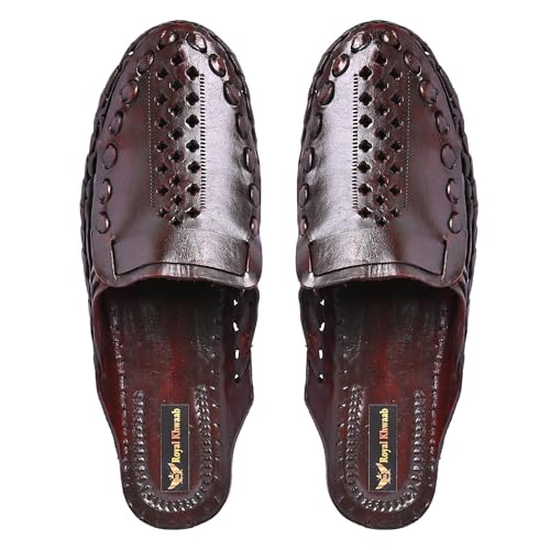 Image of Kolhapuri Chappal for Men|Kolhapuri Slippers for Men|Kolhapuri Shoes for Men|Leather Slippers for Men|Wedding Slippers for Men-B1