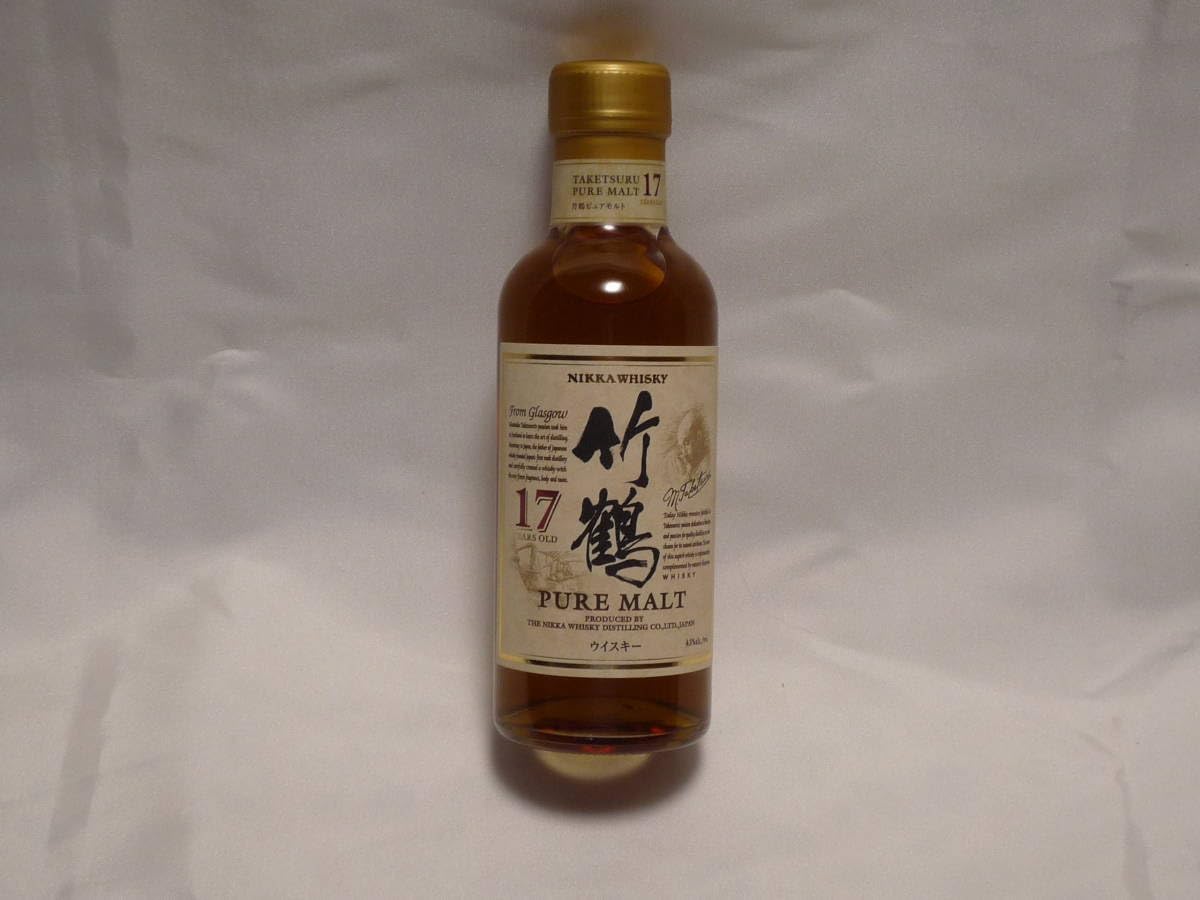 ニッカ　竹鶴17年　PURE MALTウイスキー 未開栓 Amazon.co.jp: 未開栓ニッカウヰスキー竹鶴17年ピュアモルト 43
