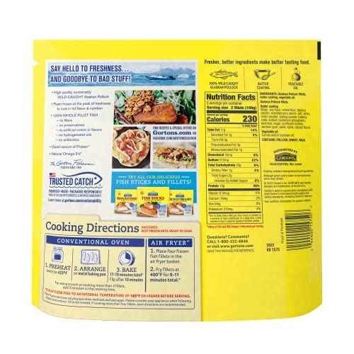 Gorton'S 069130 Crispy Battered Fish Fillets, 19 Oz thumb #1