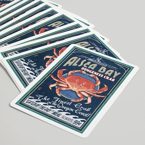 Juego de Cartas Poker Alsea Bay Oregon Cangrejo Dungeness miniatura 5