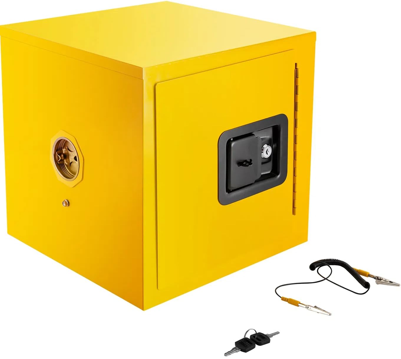 TTeralmon 2 Gallon Flammable Safety Cabinet Storage Cabinet 13 * 13 * 13in Laboratory Cabinets Explosion-Proof Cabinets Anti-Corrosion Chemical