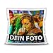 Foto-Kissen Selbst gestalten (40 x 40 cm) - weiß - mit Foto individuell Bedruckt/Inkl. Kissenfüllung / 100% Polyester/Personalisierte Geschenk-Idee/Kopfkissen mit eigenem Foto