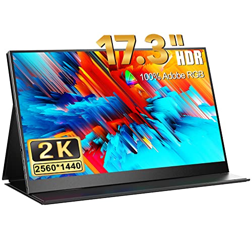 Amazon.co.jp: Spkulia モバイルモニター 17.3インチ 2 K