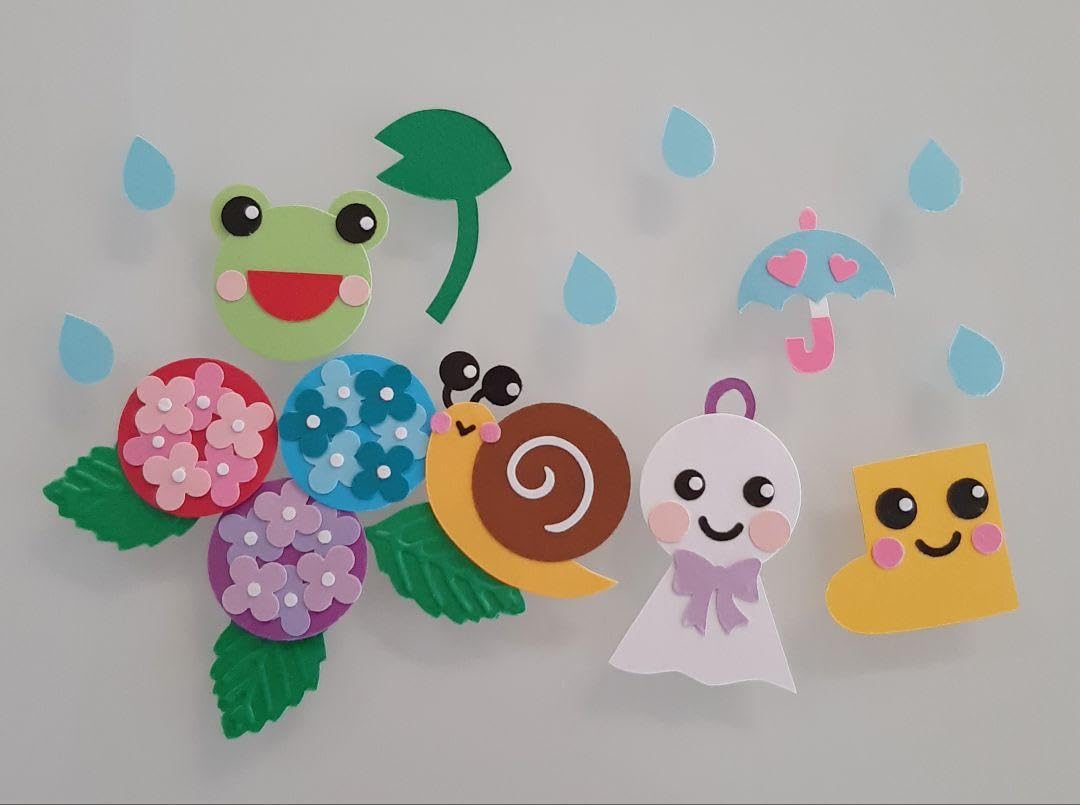 Amazon.co.jp: クラフトパンチ 5月 鯉のぼり 6月 梅雨 紫陽花 アルバム