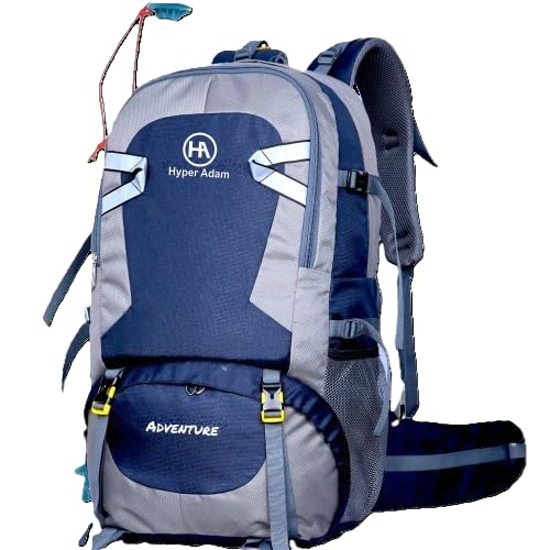 Hyper Adam 55 LTR Rucksack Travel Backpack for Outdoor Hiking Sport Trekking Bag Camping Rucksack (NAVY BLUE)