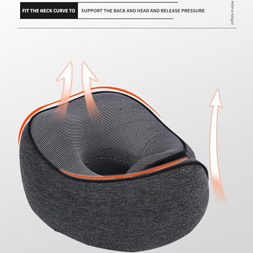 Almohada de Viaje Ajustable en Espuma Viscoelástica miniatura 5