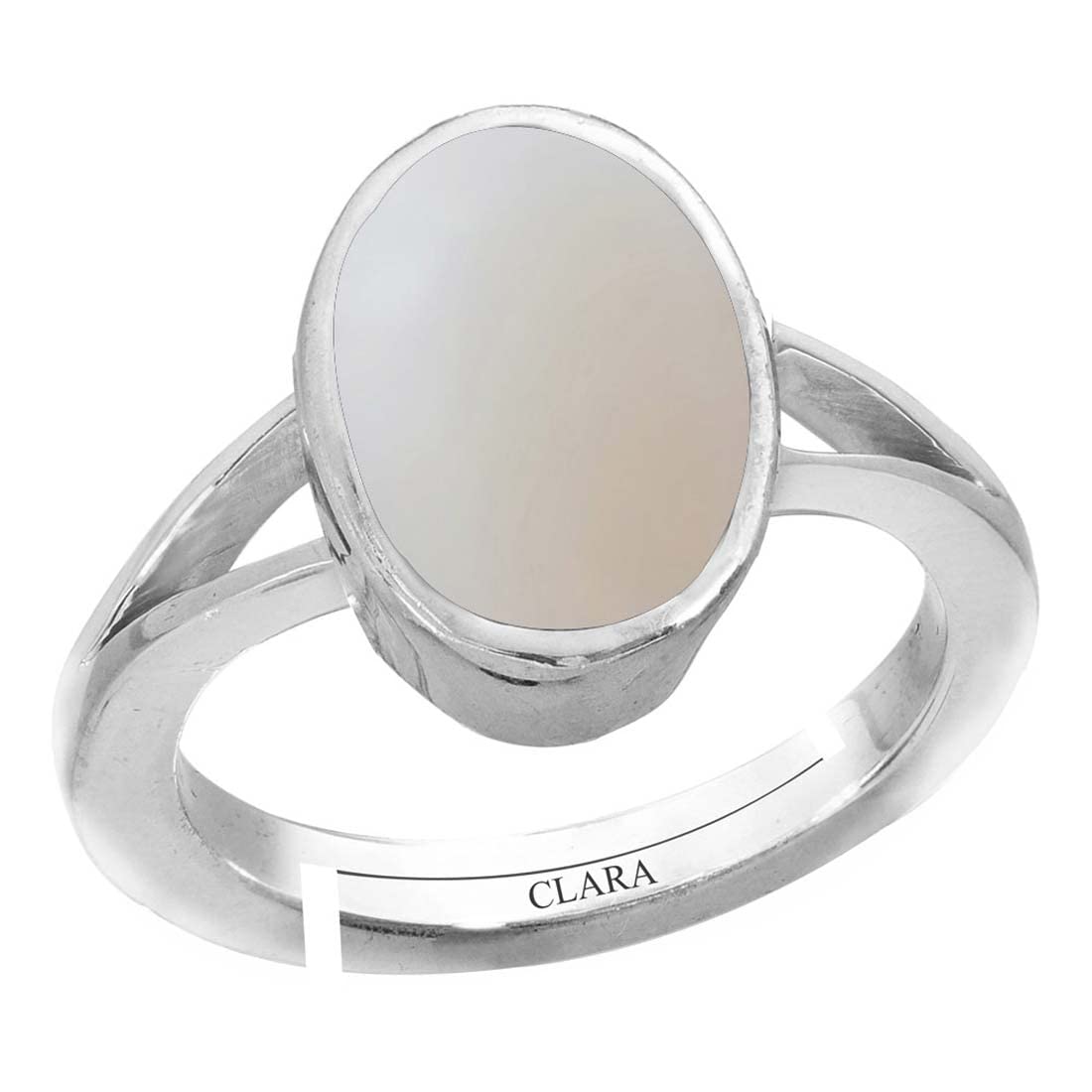 clara Opal 4.8cts or 5.25ratti Stone Silver Adjustable Ring for Men-picture-40