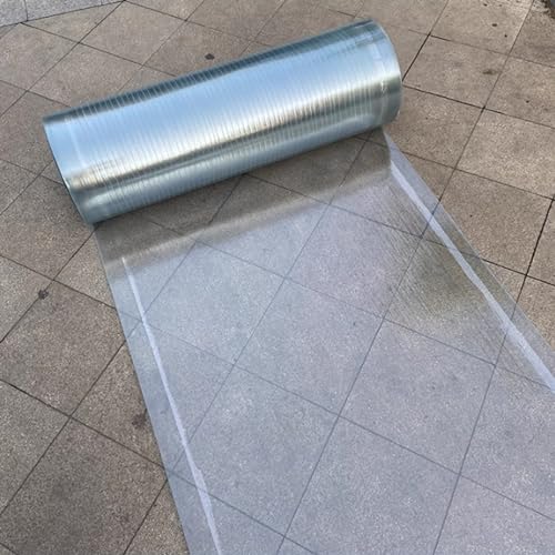 Hoja de techo de policarbonato para invernadero de 1,2 mm de grosor, resistente a la intemperie, resistente a los impactos, fácil de cortar y doblar, 1,2 m x 10 m, ideal para toldos y cobertizos al