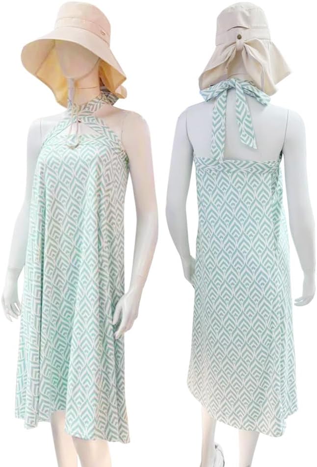 Sun Protection Swimsuit Beach Cover Up UPF 50+ Dress Shawl Wrap Cooling Blanket Travel SLP6M099YT