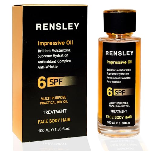 Huile capillaire et corporelle hydratante RENSLEY avec soin des cellules souches végétales