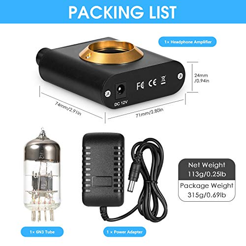 Mini-vacuüm buis-hoofdtelefoonversterker buis hoofdtelefoon versterker stereo preamp - Afbeelding 7