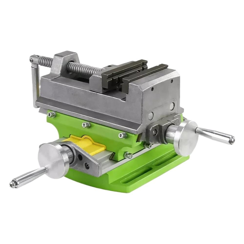 3-inch Cross-Sliding Vise with Compound Slide for Mill and Drill Press,Cross
