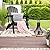FUNBERRY Folding Adirondack Chair Set of 2, All Weather HDPE Fire Pit Chairs with Cup Holder for Outdoor