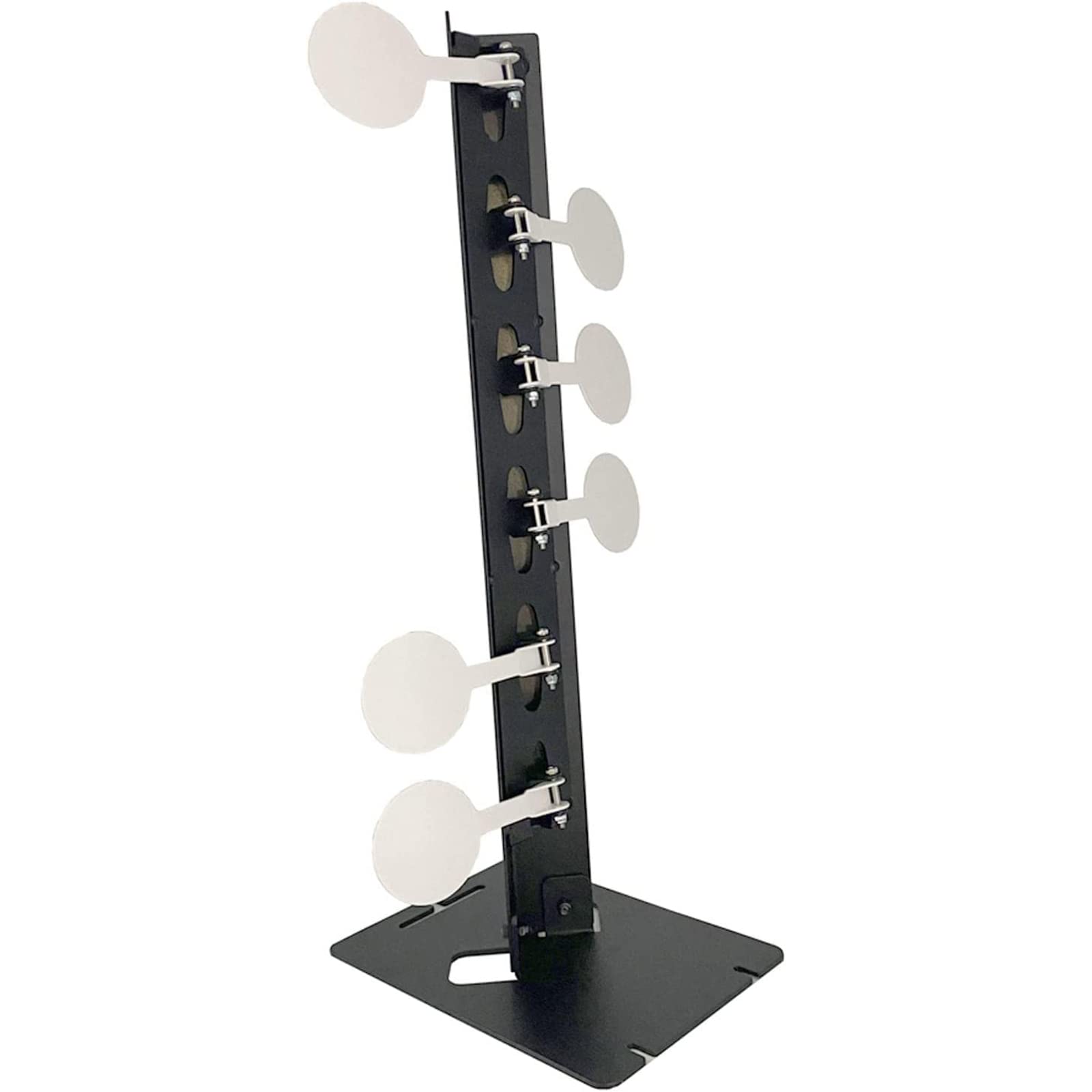 NVIVN Sturdy Resetting Targets Steel, Shooting Target, Have 6 Targets, Mprove Accuracy Shooting Indoor and Outdoor Training Practice Target Stands